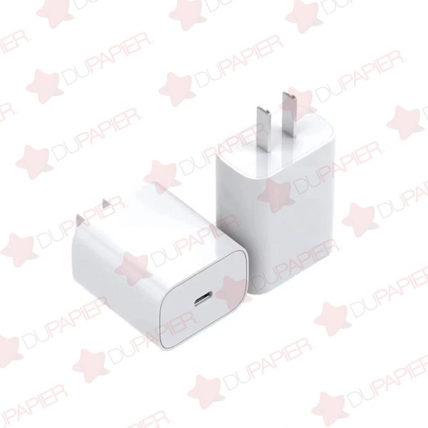 ADAPTADOR DE CORRIENTE APPLE USB-C 20W MWVV3AM/A BLANCO