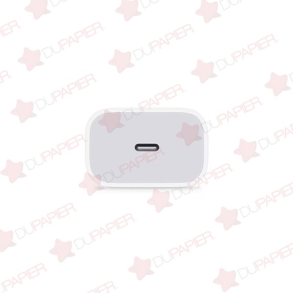 ADAPTADOR DE CORRIENTE APPLE USB-C 20W MWVV3AM/A BLANCO