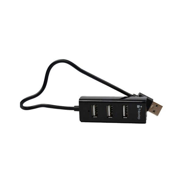 ADAPTADOR MINI HUB NEXTEP USB 2.0 ALTA VELOCIDAD 4 PUERTOS