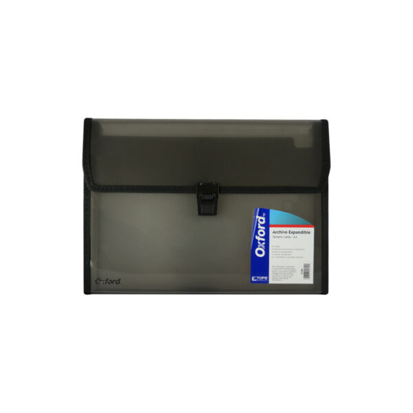 ARCHIVERO EXPANDIBLE 12 DIVISIONES CARTA DE POLIPROPILENO F154