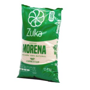 AZUCAR BOLSA ESTANDAR MORENA DE 1 KG ZULKA