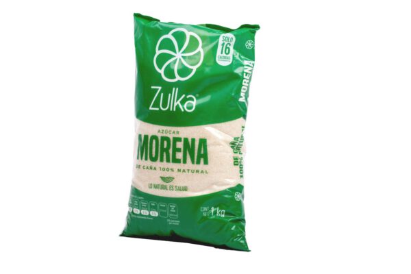 AZUCAR BOLSA ESTANDAR MORENA DE 1 KG ZULKA
