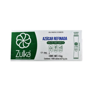 AZUCAR REFINADA CAJA CON 1000 SOBRES ZULKA
