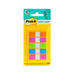 BANDERITAS POST-IT 683-5CB-BR FLAGS 0.47 X 1.7 MM 5 BLOCKS NEÓN