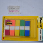 BANDERITAS POST-IT COLORES PRIMARIOS 5 BLOCKS 683-5CF 0.47 X 1.7 MM