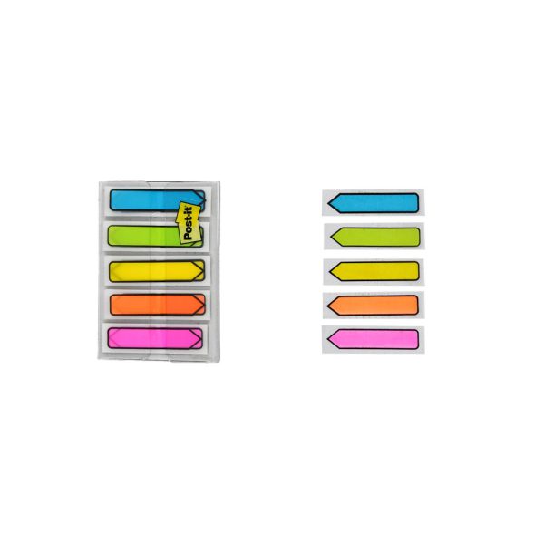BANDERITAS POST IT FLAGS FLECHA NEON 684-ARR2 DE 100 HOJAS