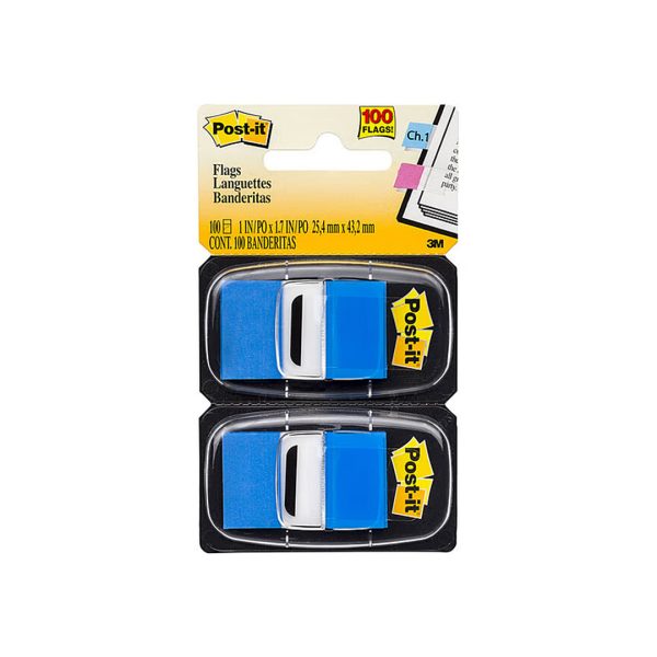 BANDERITAS-POST-IT-TAPE-FLAGS-AZULES-680-5-2-BLOCK-CON-50-HOJAS-CADA-UNO_B090-258_1-2 BANDERITAS POST-IT TAPE FLAGS AZULES 680-BE2 2 BLOCK CON 50 HOJAS CADA UNO