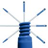 BASTON CON PUNTA EL CASTOR ALUMINIO MANGO 1.2 M