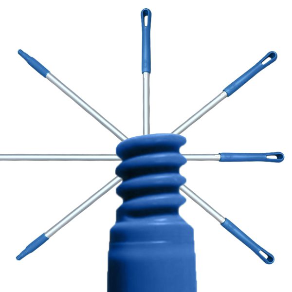 BASTON CON PUNTA EL CASTOR ALUMINIO MANGO 1.2 M