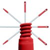 BASTON CON PUNTA EL CASTOR ALUMINIO MANGO 1.2 M