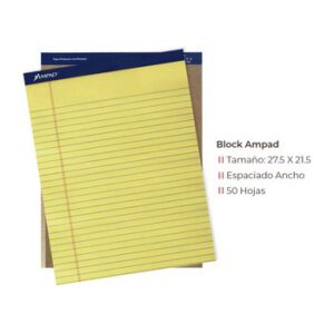 BLOCK-AMARILLO-CARTA-EFFICIENCY-20-260-DE-50-HOJAS_B105-012_1-1 BLOCK AMARILLO CARTA EFFICIENCY 20-260 DE 50 HOJAS