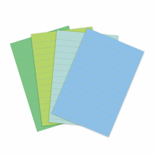 BLOCK DE NOTAS SUPER STICKY OASIS 4 PAQUETES CON 45 HOJAS CADA UNO 101MM X 152MM