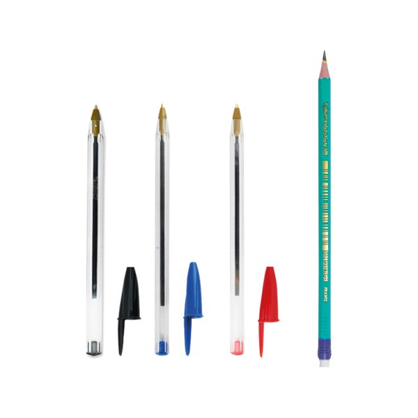 BOLIGRAFO-BIC-M-250-NEGRO-AZUL-ROJO-PUNTO-MEDIANO-CON-4-PZS-MAS-UN-LAPIZ_B126-119_2 BOLIGRAFO BIC M-250 NEGRO AZUL ROJO PUNTO MEDIANO CON 4 PZS MAS UN LÁPIZ
