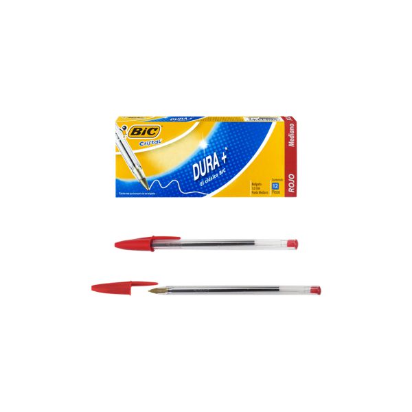 BOLIGRAFO-BIC-M-250-ROJO-PUNTO-MEDIANO-CAJA-CON-12-PZAS_B126-122_2 BOLIGRAFO BIC M-250 PUNTO MEDIANO CAJA CON 12 PIEZAS