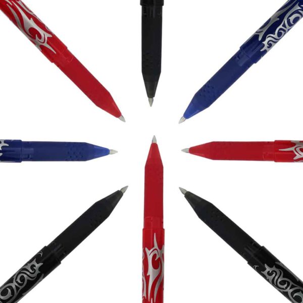 BOLIGRAFO BORRABLE PILOT FRIXION NEGRO AZUL Y ROJO 0.7 MM 31557 CON 3 PIEZAS