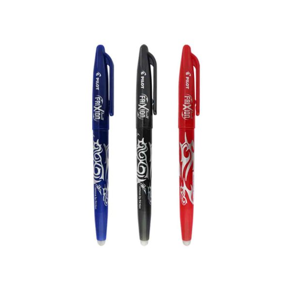 BOLIGRAFO BORRABLE PILOT FRIXION NEGRO AZUL Y ROJO 0.7 MM 31557 CON 3 PIEZAS