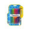 BOLIGRAFO KILOMETRICO RETRACTIL 100INJOY PUNTO MEDIANO COLORES SURTIDOS 8 PZS