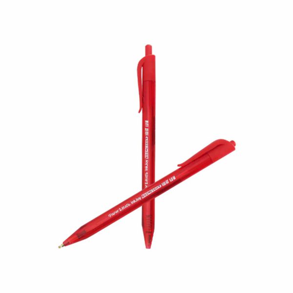 BOLIGRAFO-KILOMETRICO-RETRACTIL-ROJO_B127-032_2 BOLIGRAFO RETRACTIL PAPERMATE KILOMETRICO 100RT PUNTO MEDIANO