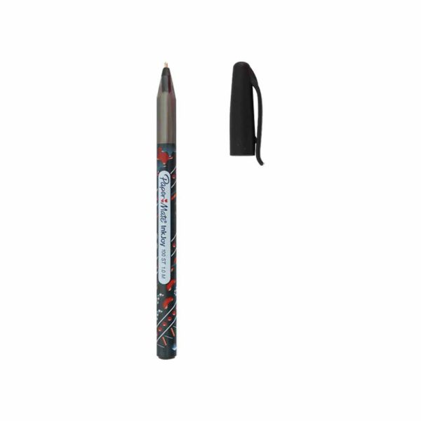BOLIGRAFO-PAPER-MATE-KILOMETRICO-100-PUNTO-MEDIANO-NEGRO_B127-019_12-1 BOLIGRAFO PAPERMATE KILOMETRICO 100 PUNTO MEDIANO