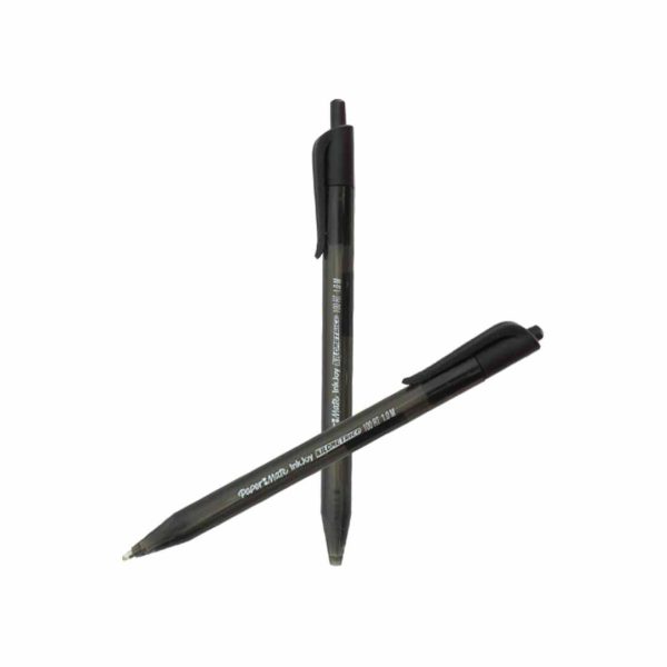 BOLIGRAFO-PAPERMATE-KILOMETRICO-100RT-RETRACTIL-PUNTO-MEDIANO-NEGRO_B127-030_12 BOLIGRAFO RETRACTIL PAPERMATE KILOMETRICO 100RT PUNTO MEDIANO