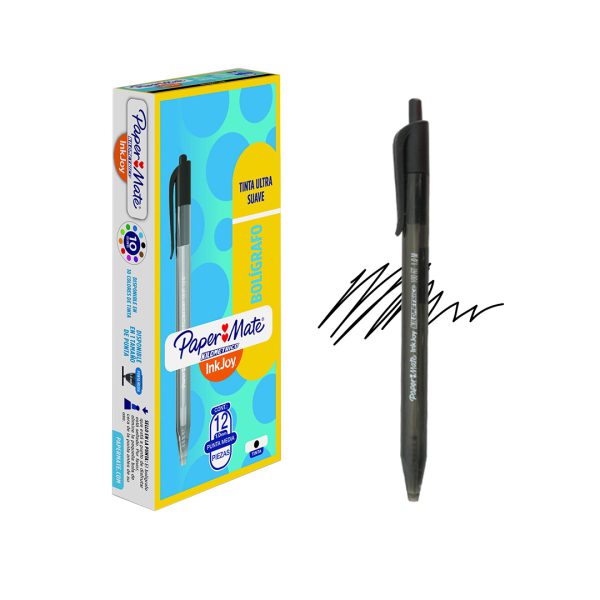 BOLIGRAFO-PAPERMATE-KILOMETRICO-RETRACTIL-NEGRO-RT-CAJA-CON-12-PZS_B127-067_3-1 BOLIGRAFO PAPERMATE KILOMETRICO RETRACTIL PUNTO MEDIANO NEGRO RT CAJA CON 12 PZS