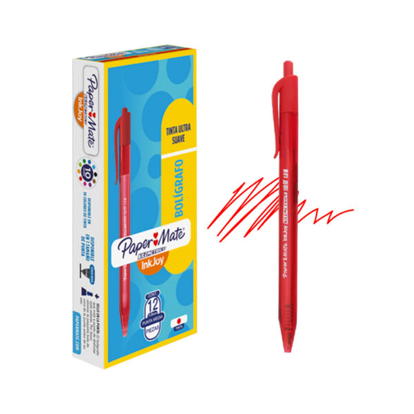 BOLIGRAFO-PAPERMATE-KILOMETRICO-RETRACTIL-ROJO-CAJA-CON-12-PZS_B127-071_1 BOLIGRAFO PAPERMATE KILOMETRICO RETRACTIL ROJO CAJA CON 12 PZS