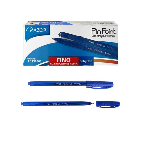 BOLIGRAFO-PIN-POINT-FINO-AZUL-6810AZ-CON-12-PIEZAS_B129-019_3 BOLIGRAFO PIN POINT FINO AZUL 6810AZ CON 12 PIEZAS