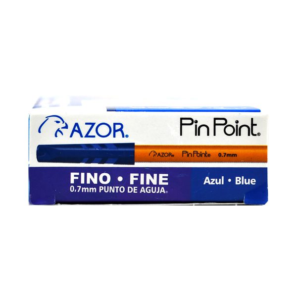 BOLIGRAFO PIN POINT FINO AZUL 6820AZ CON 12 PIEZAS
