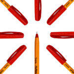 BOLIGRAFO PIN POINT FINO ROJO 6820RO CON 12 PIEZAS
