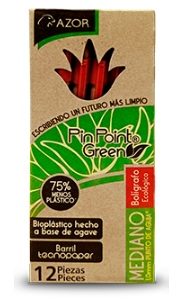 BOLIGRAFO-PIN-POINT-GREEN-MEDIANO-ROJO-6860RO-CON-12-PIEZAS_B129-044_1 BOLIGRAFO PIN POINT GREEN MEDIANO ROJO 6860RO CON 12 PIEZAS