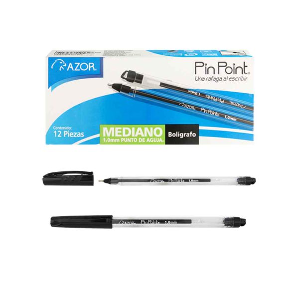 BOLIGRAFO-PIN-POINT-MEDIANO-NEGRO-6830NE-CON-12-PIEZAS_B129-021_3-1 BOLIGRAFO PIN POINT MEDIANO NEGRO 6830NE CON 12 PIEZAS