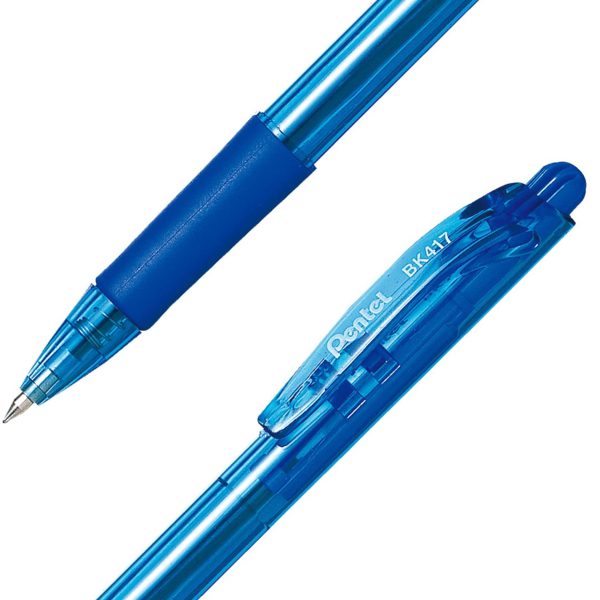 BOLIGRAFO RETRACTIL 0.7MM PENTEL PUNTO FINO COLOR AZUL