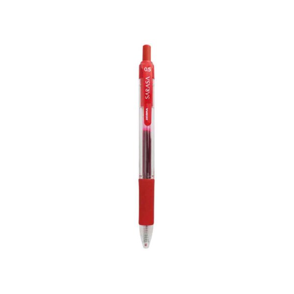 BOLIGRAFO RETRACTIL ROLLER-GEL SARASA 0.5 MM ROJO 8852