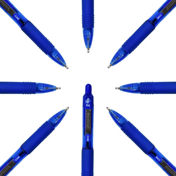 BOLIGRAFO RETRACTIL ZEBRA MINI ZGRIP PUNTO MEDIANO AZUL 7907-01