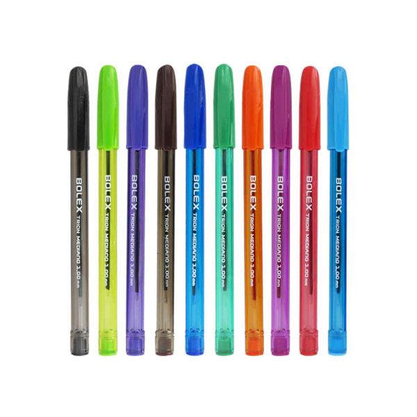 BOLIGRAFO-TRION-MEDIANO-10-COLORES-SURTIDOS_B132-016_2 BOLIGRAFO TRION MEDIANO 10 COLORES SURTIDOS