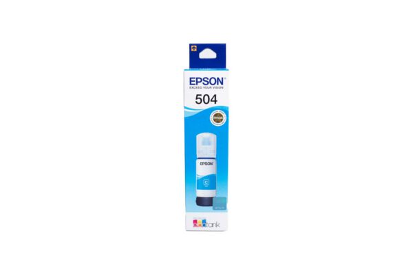 BOTELLA DE TINTA T504 T504220-AL CYAN 70 ML