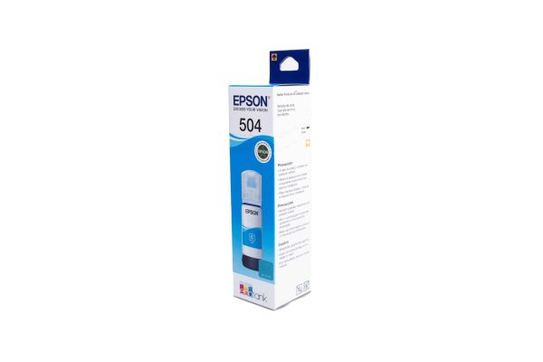 BOTELLA DE TINTA T504 T504220-AL CYAN 70 ML