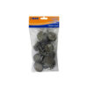 BROCHE ELASTICO RETRACTIL PARA GAFETE 10NT CON 10 PZS NEGRO