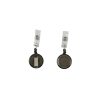 BROCHE ELASTICO RETRACTIL PARA GAFETE 10NT CON 10 PZS NEGRO