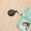 BROCHE ELASTICO RETRACTIL PARA GAFETE 10NT CON 10 PZS NEGRO