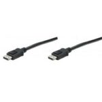 CABLE DISPLAYPORT NEGRO MANHATTAN 2MTS
