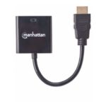 CABLE ADAPTADOR MANHATTAN VGA A HDMI NEGRO