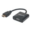 CABLE ADAPTADOR MANHATTAN VGA A HDMI NEGRO