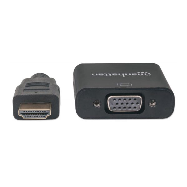CABLE ADAPTADOR MANHATTAN VGA A HDMI NEGRO