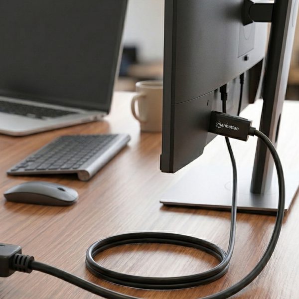 CABLE MANHATTAN DISPLAYPORT - HDMI M-M 1080P