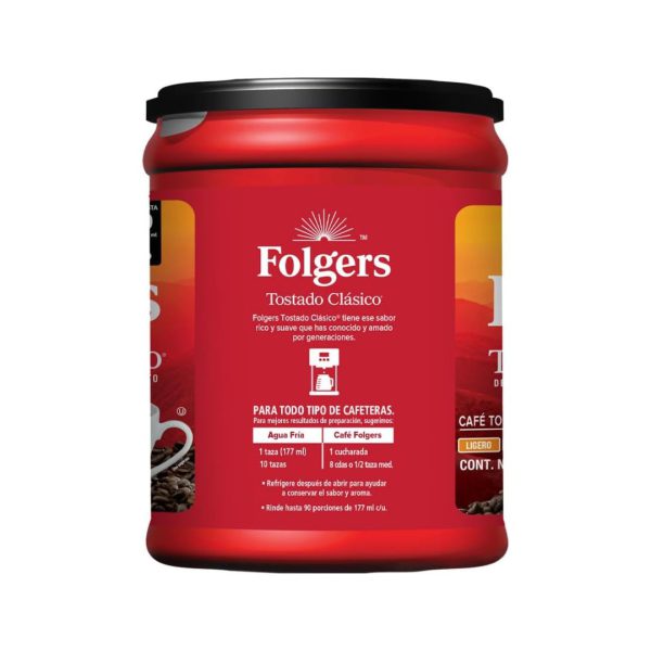 CAFE TOSTADO-MOLIDO FOLGERS CLASICO 816 GR
