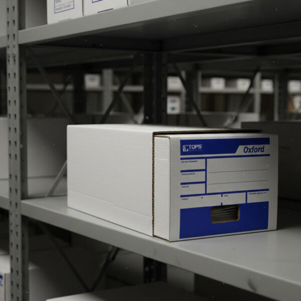 CAJA DE ARCHIVO DESLIZABLE TAMAÑO OFICIO DE 65X39.5X26.5CM