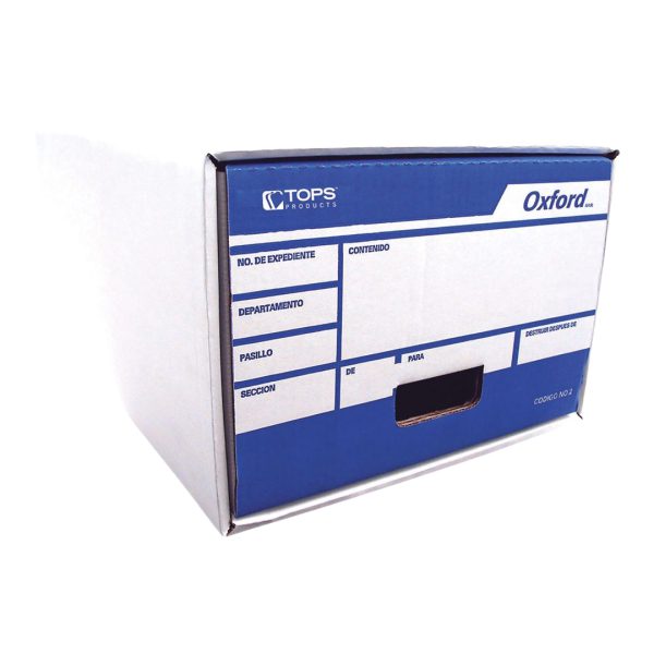 CAJA DE ARCHIVO DESLIZABLE TAMAÑO OFICIO DE 65X39.5X26.5CM