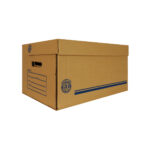 CAJA DE ARCHIVO CARTA CORTA MED. 38 x 31 x 25 R-9/11 CORRUGADO SENCILLO, KRAFT
