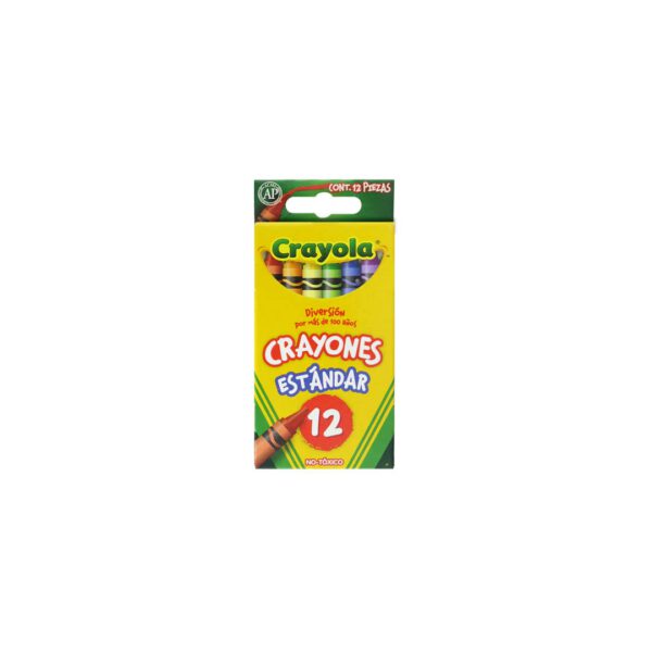 CAJA DE CRAYOLA CON 12 PZAS